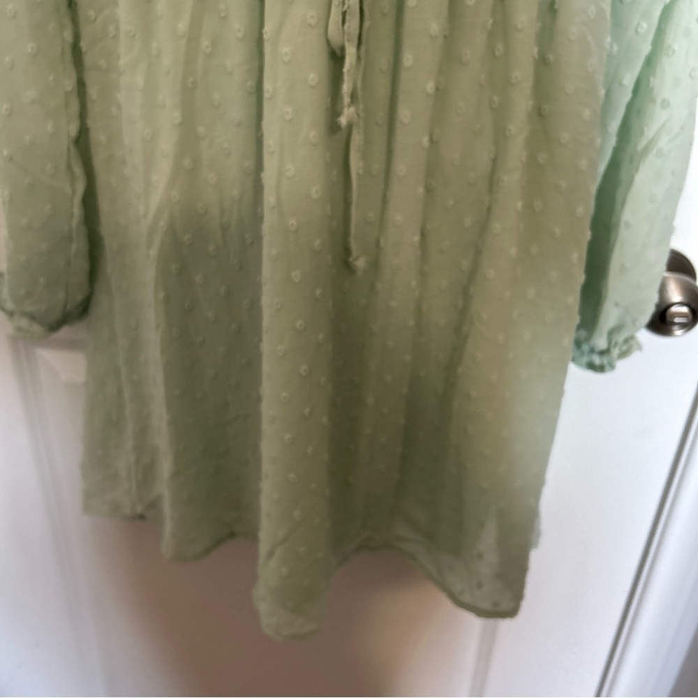 No Comment NY LA Women’s Large Green Dress - Picture 4 of 7